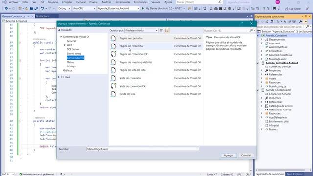Iniciando con Xamarin.Forms: Agenda de Contactos смотреть онлайн