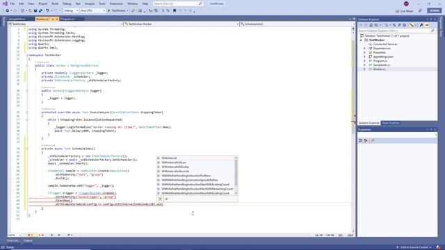 Create Background Worker Process Using .NET Core смотреть онлайн