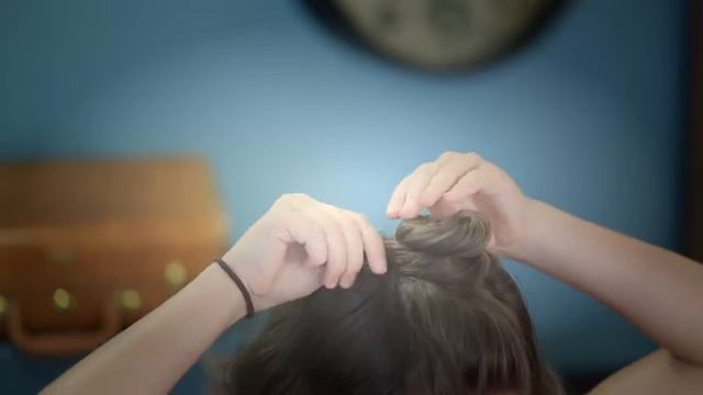 Как создать узел верхней половины вниз прическу легко смотреть онлайн