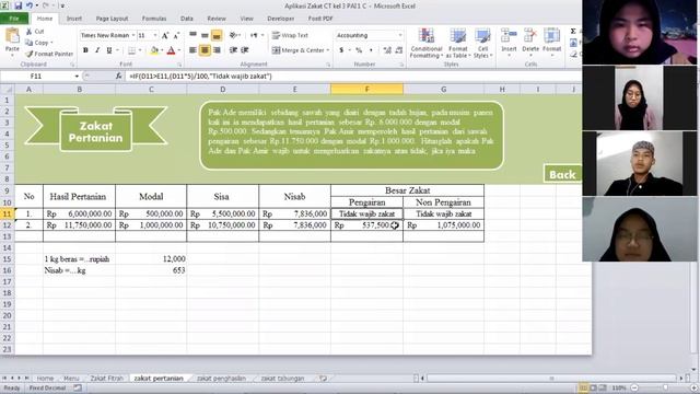 Cara menghitung Zakat dengan Microsoft Excel - Kel 3 PAI 1 C смотреть онлайн