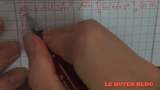 Solving math Calculating the integer number function (cos ^ 2x-sin ^ 2x) dx Le huyen Blog смотреть онлайн