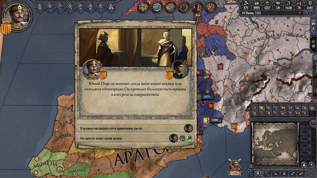 Crusader Kings II Monks & Mystics - Хроники Арагона №16 - Второй Французский Поход! смотреть онлайн