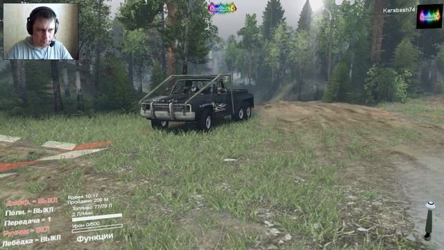 SpinTires обзор мода ( Chevrolet C-20 ) смотреть онлайн