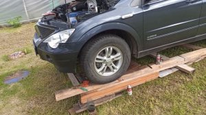 Прокачка сцепления,под давлением SsangYong Actyon\Kyron