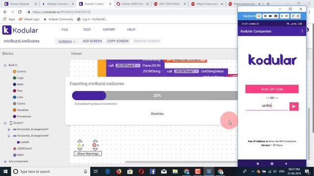 Full Guide - IPL 2021 Cricket Live Scores With CricBuzz Json API in Kodular - Without Using WebView смотреть онлайн
