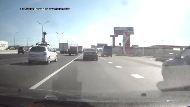 Автомобиль с оборудованием панорамной съемки улиц на МКАД смотреть онлайн