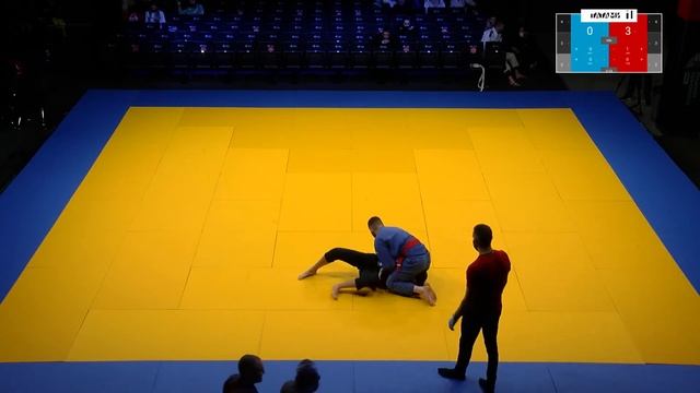 Ural Open Mat 6! Белые пояса (76 кг). Лукьянов Денис. Вторая схватка.