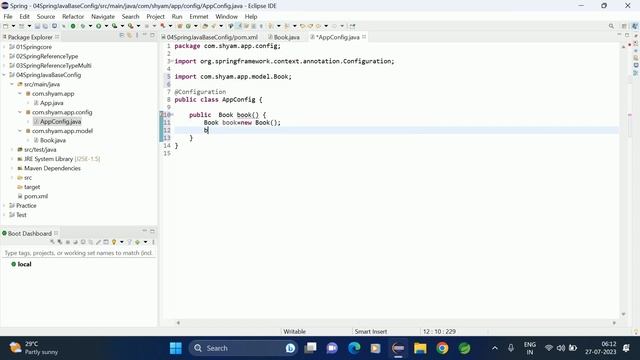 Spring java base Configuration || No XML Config file || Shyam Sundar смотреть онлайн