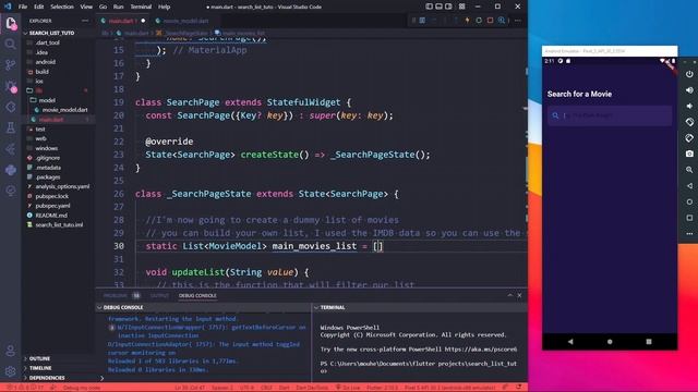 Build a Search System using Flutter смотреть онлайн