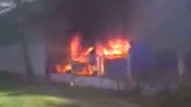 Сгорела газель в Ярославле.3gp