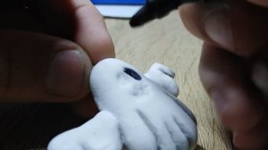 Как сделать Charm FRIENDLY  SPECTER (Брелок Призрак) из пластилина из Standoff 2 #11