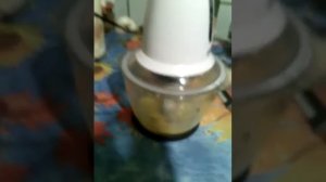 Майонез в измельчителе.