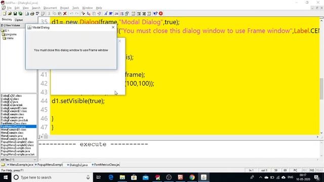 Creating Menu,Font Metics смотреть онлайн