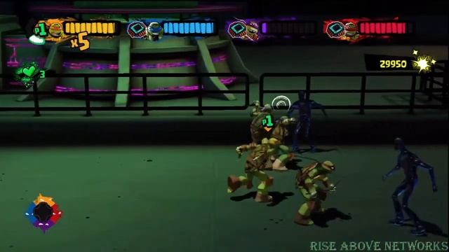 Nickelodeon's Teenage Mutant Ninja Turtles - Walkthrough (Part 10) - Mission 4-1 "Kraang Warehouse" смотреть онлайн
