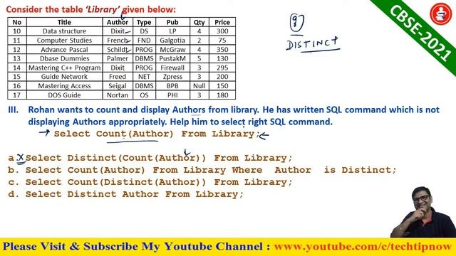 CASE STUDY Based Question | MYSQL | Unit-2 Database Query and SQL | IP Class 12 CBSE-2021 | Part-3 смотреть онлайн