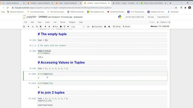 4.Python Tuple смотреть онлайн