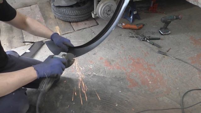Ремонт гнилой арки. Замена ремвставки арки. Кузовной ремонт . Hyundai Getz смотреть онлайн