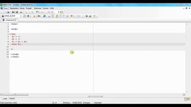 PHP Kurs / Videotraining Teil 4 [Variablen] смотреть онлайн
