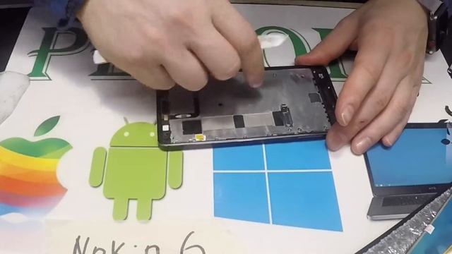 Nokia 6 - Разборка Замена Дисплея