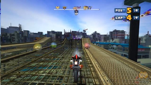 Sonic & All-Stars Racing Transformed - Shibuya Downtown (Extended Edition) смотреть онлайн