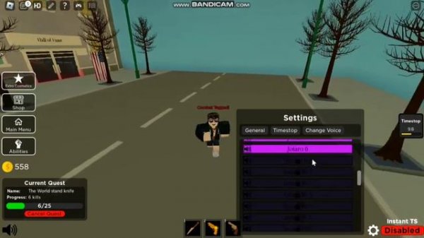 ПОЛУЧИЛ ОБНОВЛЕННЫЙ НОЖ ДИО. JoJo time stop battleground.