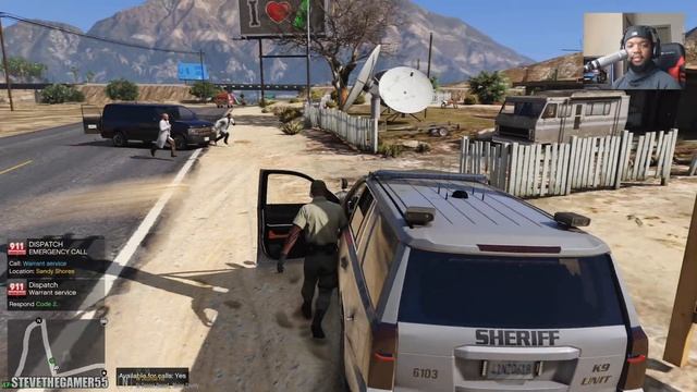 PLAY GTA 5 AS A COP - K9 SHERIFF MONDAY( GTA 5 ROLEPLAY MODS) смотреть онлайн