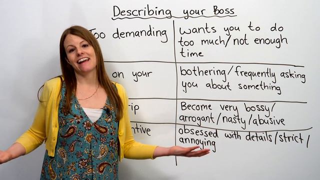 How to talk about your boss in English смотреть онлайн