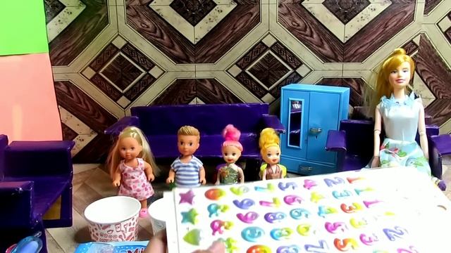 Ep170 | Colour Magic Game | barbie doll | bomma padam | barbie videos смотреть онлайн