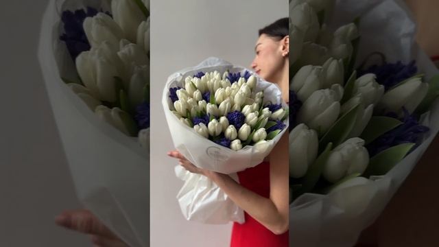 Букет из тюльпанов и гиацинтов 