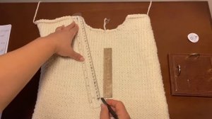 Кардиган . Убавки на полочке 2