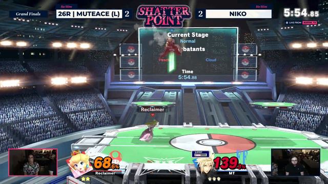 Shatterpoint 1.0: 26R | MuteAce (Peach) vs Niko (Cloud) Grand Finals смотреть онлайн