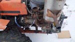 Установка двигателя ВАЗ на ТЗ4К14