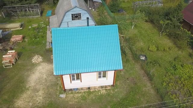 Построен дом из бруса 6х6 СНТ "Знамя труда". Объект сдан 15.08.2020 ||| СК Дачник смотреть онлайн