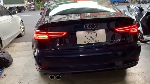 Audi dynamic LED Rear Lights for Audi A3, 8V Sedan Facelift смотреть онлайн