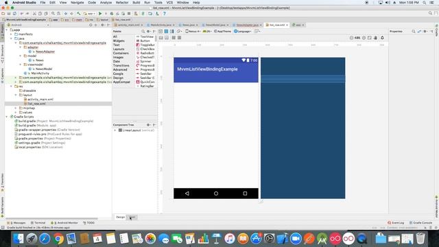 MVVM ListView Binding смотреть онлайн