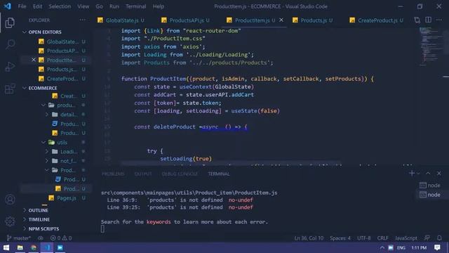 MERN Stack Build Ecommerce Website Using Reactjs, Nodejs, Express and MongoDb Part 29 смотреть онлайн