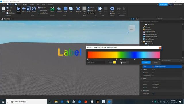Roblox Studio - How To Make A Text Gradient And Frame Gradient!