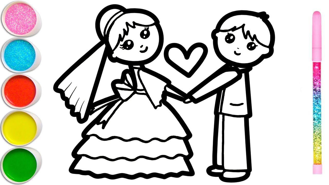 How to draw a wedding, strawberries, clothes, a bed | Drawing Tutorial Art смотреть онлайн