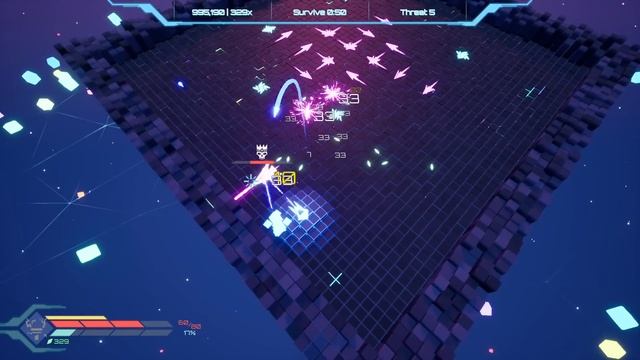 New Free Neon Survivors Bullet Hell Game! | Shape Shifter: Formations смотреть онлайн