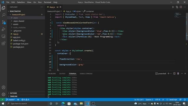 React Native Tutorial for Beginners in Hindi | View-1 смотреть онлайн