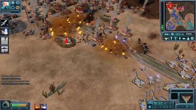 C&C Red Alert 3: Generals Evolution Mod BETA 0.21 - The Dry Valley Of Death [Max Settings] смотреть онлайн