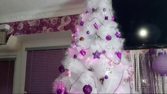 Наряжаем БЕЛУЮ Ёлочку В ПРЯМОМ ЭФИРЕ смотреть онлайн