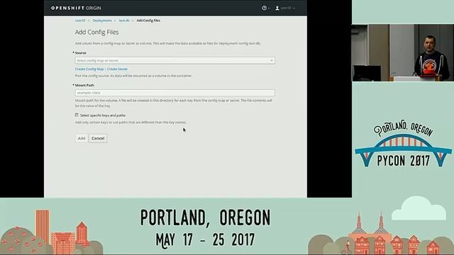 Maciej Szulik Effectively running python applications in KubernetesOpenShift PyCon 2017 смотреть онлайн
