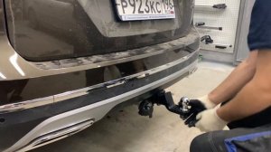 Фаркоп с быстросъемным шаром под «американский квадрат» для Volkswagen Teramont