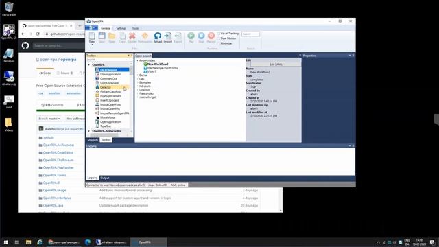 OpenRPA Demo And Interview With OpenRPA Founder Allan Zimmermann