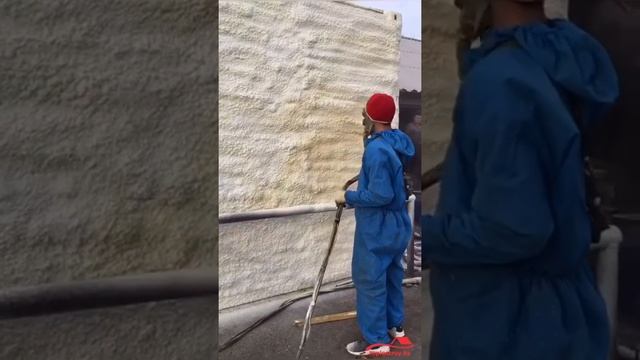 Пенополиуретан ППУ, утепление ангар склад холодильник