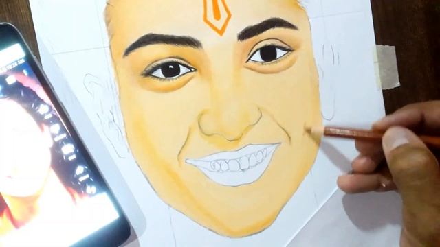 AI Generated Ram Drawing | Viral Ram Sketch | Lord Rama Drawing | Pencil Color Drawing |