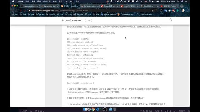 解决centos/rehl docker container-seliux error问题.write /proc/self/attr/keycreate: permission denied смотреть онлайн