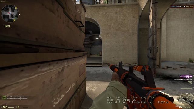 First Clip in CS:GO! (1080p 60fps) GTX 750 Ti SC смотреть онлайн