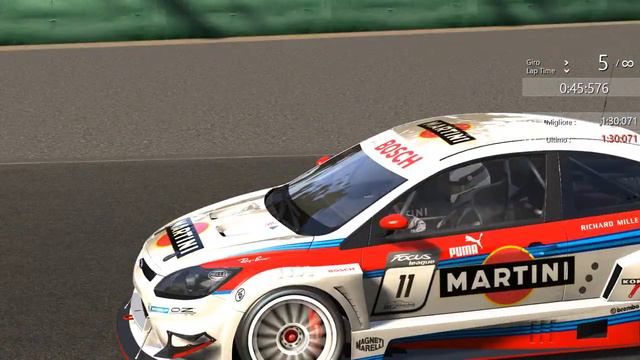 Assetto Corsa - Giro di prova a Pergusa con la Ford Focus RS MK2 Super Cup смотреть онлайн